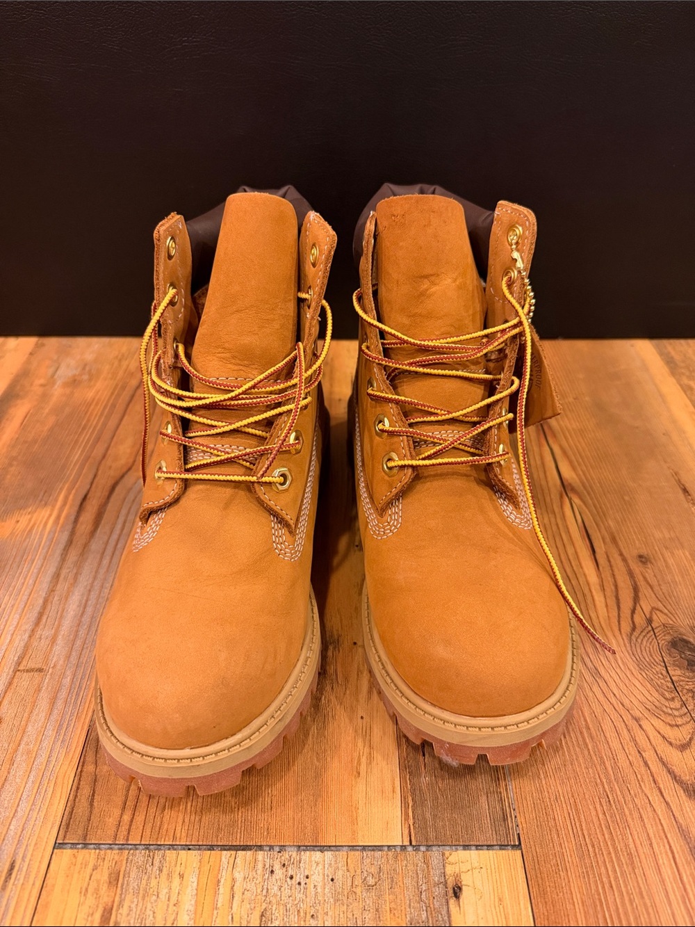 Kids Timberland Wheat Work Boots